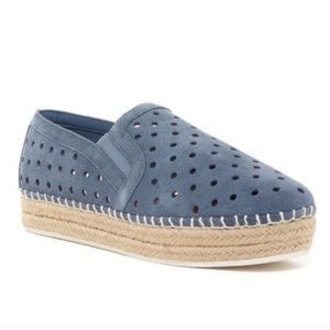 Steve Madden Widmer Suede Espadrille Sneaker Sz 8